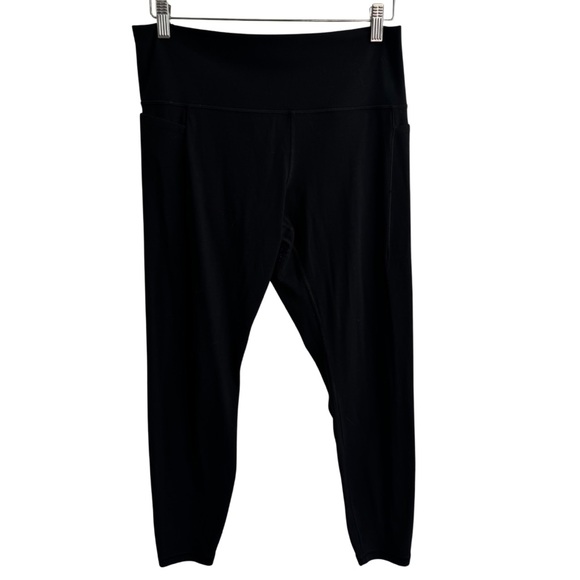 Athleta Black Transcend Stash High Rise Tights Legging Women’s Size XL #533673 - Picture 4 of 12